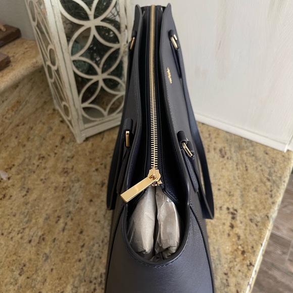 New💙 Tory Burch Emerson top zipper tote & matching wallet - Picture 11 of 12